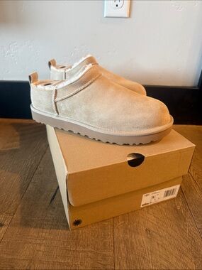 UGG Classic Micro Slippers in Sand